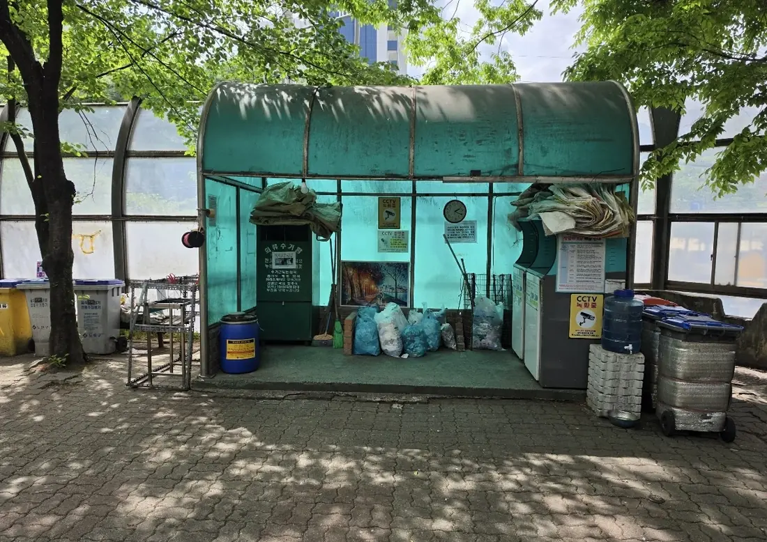 인천 렉산 캐노피 지붕 부분교체 현장 — 메종픽스
